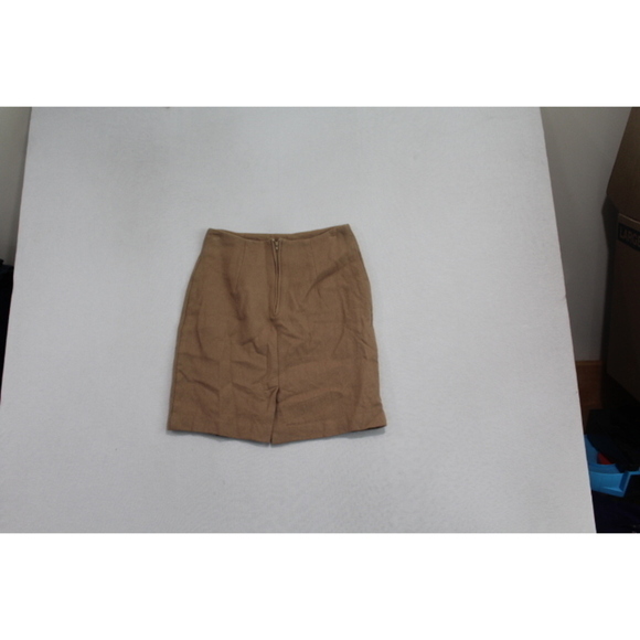 Ilysehard LTD Women Light Brown 100% Wool Skirt Size 4 - Picture 2 of 7